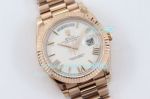 TWS Factory Swiss Replica Rolex Day Date Watch White Face Rose Gold Band Fluted Bezel  40mm_th.jpg